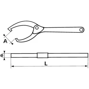 CLE A ERGOTS EXTENSIBLE SAM OUTILLAGE – 115 Couleurs variées 6