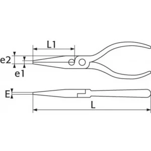 PINCE BEC DEMI ROND DROIT ISOLEE 200 MM SAM OUTILLAGE – 23720TI se précipiter pour acheter 6