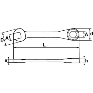 achetez 50-FA8 CLE MIXTE CTE A CLIQUET SAM OUTILLAGE – 50FA8FME 6