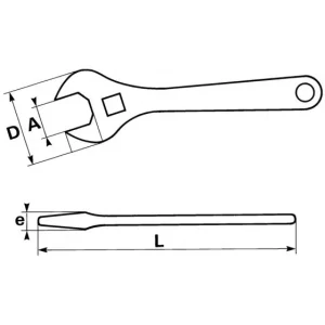 CLE A MOLETTE 8′ SAM OUTILLAGE – 548 Meilleur Service 6