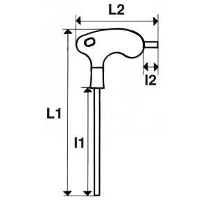 soldes de Noël CLE MALE POIGNEE EN T TORX T15 SAM OUTILLAGE – 66PTX15 9