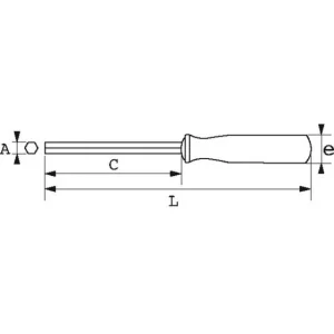 CLE MALE EMMANCHEE BIMATIERE DROITE S1 9 MM SAM OUTILLAGE – 679A qualité d’originales 9