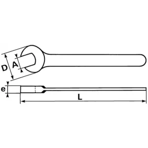 en ligne CLE A FOURCHE PUISSANTE DE 21 MM SAM OUTILLAGE – 6921 6