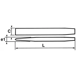 BURIN PROFIL CONSTANT 300 MM SAM OUTILLAGE – 3300A styles dernier cri 6