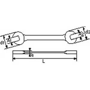 Nouvelle tendance CLE A FOURCHES 3,2X5 MM SAM OUTILLAGE – 103,2X5N 6