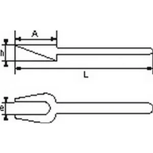 DECOLLEUR MANUEL A FOURCHE 45 MM SAM OUTILLAGE – 7555 à prix d'occasion 6