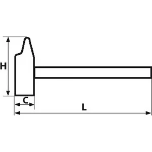 MARTEAU D’AJUSTEUR SAM OUTILLAGE – 30810N qualité supérieure 6