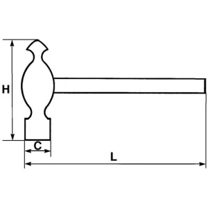 MARTEAU ANGLAIS SAM OUTILLAGE – 306A16N meilleur service 6