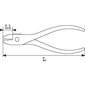 design à la mode PINCE ELECTRONIQUE COUPANTE DIAGONALE PVC SAM OUTILLAGE – 562 6