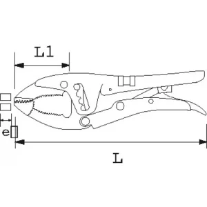 prix abordable PINCE ETAU SAM OUTILLAGE GRANDE CAPACITE 220 MM – 212-22 6