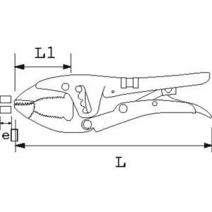 grande surprise PINCE ETAU TYPE AMERICAINE 135 MM SAM OUTILLAGE – 21115 6