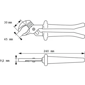 PINCE MULTIPRISE A CRANS DEMI-LUNE ISOLEE SAM OUTILLAGE – Z19925 pas cher en ligne 6