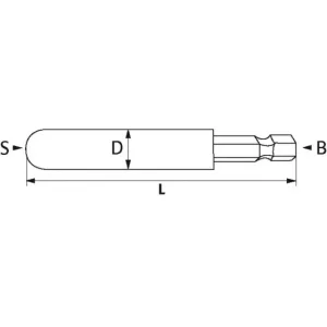 PORTE-EMBOUTS MAGNETIQUE 1/4′ SAM OUTILLAGE – EPM1 se précipiter pour acheter 6